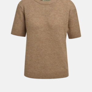 SMITH & SOUL Damen Kurzarmpullover, caramel