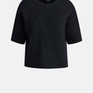 SMITH & SOUL Damen Kurzarmpullover, schwarz