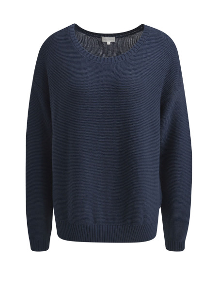 MILANO ITALY Damen Pullover, dunkelblau 1 MILANO ITALY Damen Pullover, dunkelblau