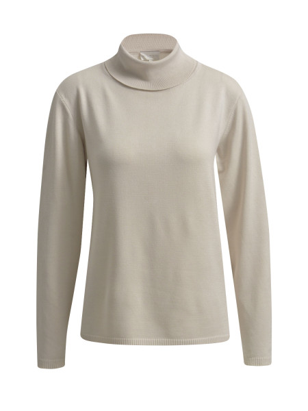 MILANO ITALY Damen Pullover, hellbeige 1 MILANO ITALY Damen Pullover, hellbeige