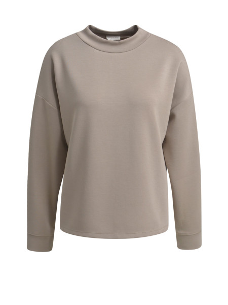 MILANO ITALY Damen Sweatshirt, beige 1 MILANO ITALY Damen Sweatshirt, beige