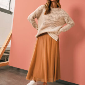 MILANO ITALY Damen Pullover, beige