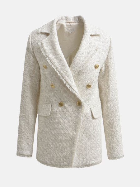MILANO ITALY Damen Blazer, creme 1 MILANO ITALY Damen Blazer, creme