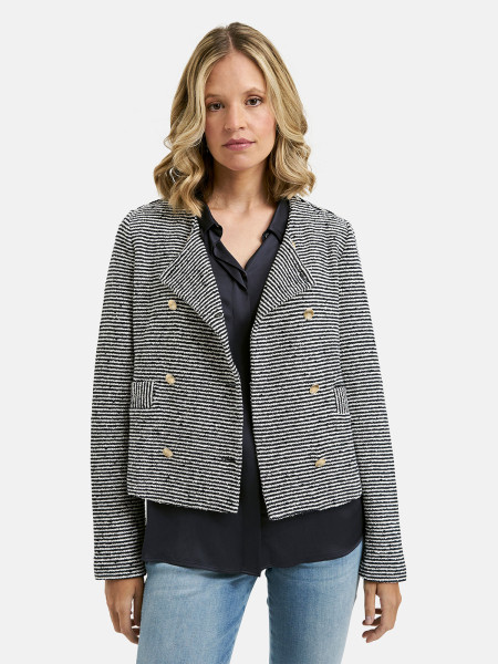 MILANO ITALY Damen Jacke, dunkelblau 1 MILANO ITALY Damen Jacke, dunkelblau