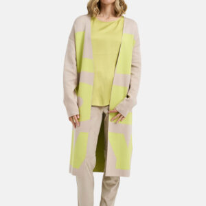 MILANO ITALY Damen Strickjacke, beige