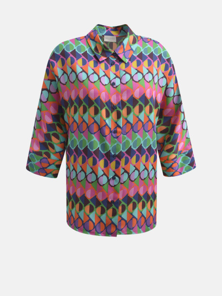 MILANO ITALY Damen Bluse, pink 1 MILANO ITALY Damen Bluse, pink