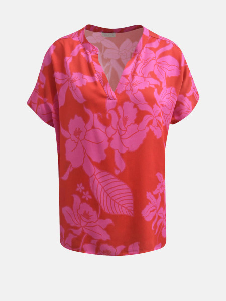 MILANO ITALY Damen Bluse, rot 1 MILANO ITALY Damen Bluse, rot