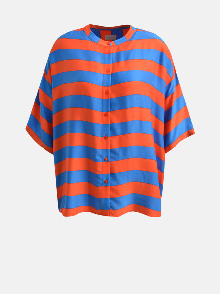 MILANO ITALY Damen Bluse, orange 1 MILANO ITALY Damen Bluse, orange