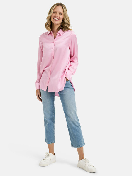 MILANO ITALY Damen Bluse, rosa 1 MILANO ITALY Damen Bluse, rosa