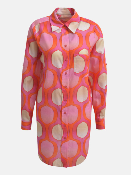 MILANO ITALY Damen Bluse, rot 1 MILANO ITALY Damen Bluse, rot