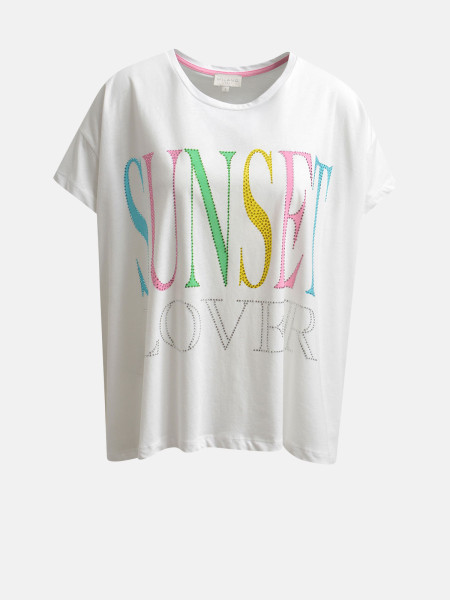 MILANO ITALY Damen T-Shirt, offwhite 1 MILANO ITALY Damen T-Shirt, offwhite