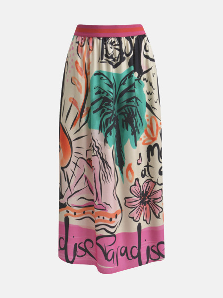 MILANO ITALY Damen Rock, creme 1 MILANO ITALY Damen Rock, creme