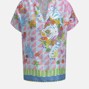 MILANO ITALY Damen Bluse, hellblau