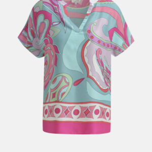 MILANO ITALY Damen Bluse, türkis