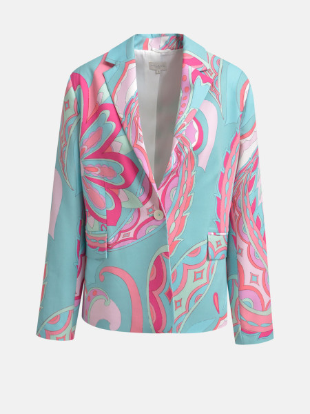 MILANO ITALY Damen Blazer, türkis 1 MILANO ITALY Damen Blazer, türkis