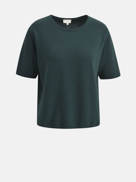 MILANO ITALY Damen Kurzarmpullover, grün 1 MILANO ITALY Damen Kurzarmpullover, grün