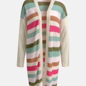 MILANO ITALY Damen Strickjacke, hellbeige