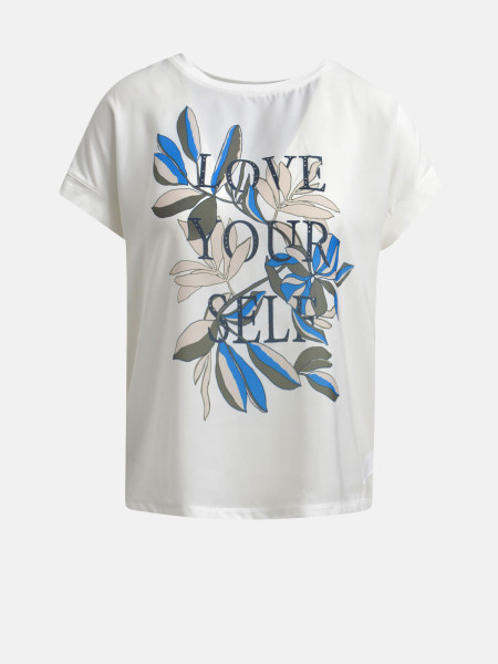 MILANO ITALY Damen T-Shirt, creme 1 MILANO ITALY Damen T-Shirt, creme