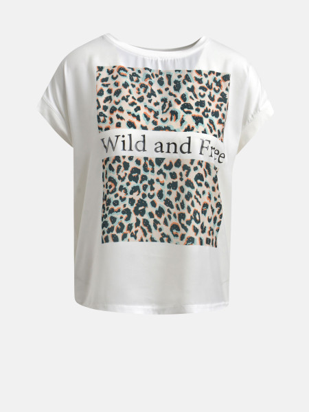 MILANO ITALY Damen T-Shirt, creme 1 MILANO ITALY Damen T-Shirt, creme