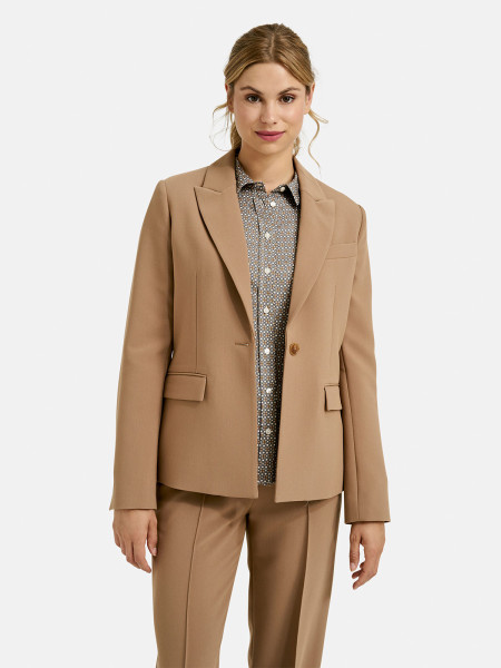 MILANO ITALY Damen Blazer, hellbraun 1 MILANO ITALY Damen Blazer, hellbraun