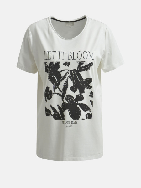 MILANO ITALY Damen T-Shirt, creme 1 MILANO ITALY Damen T-Shirt, creme