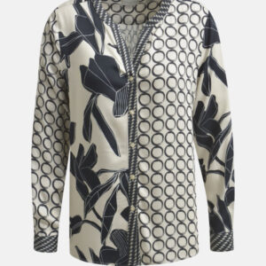 MILANO ITALY Damen Bluse, creme