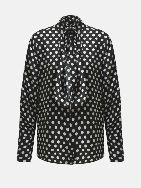 MILANO ITALY Damen Bluse, schwarz 1 MILANO ITALY Damen Bluse, schwarz