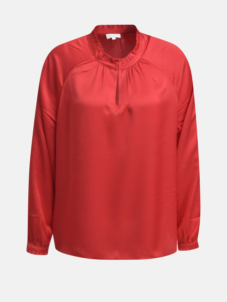 MILANO ITALY Damen Bluse, rot 1 MILANO ITALY Damen Bluse, rot