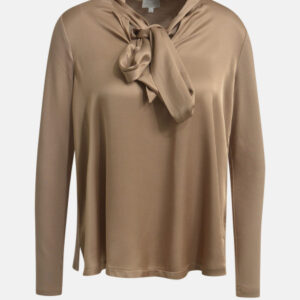 MILANO ITALY Damen Bluse, hellbraun