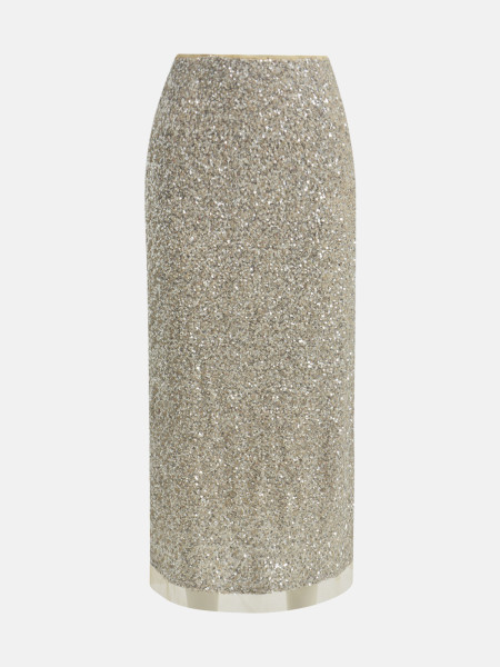 MILANO ITALY Damen Rock, creme 1 MILANO ITALY Damen Rock, creme