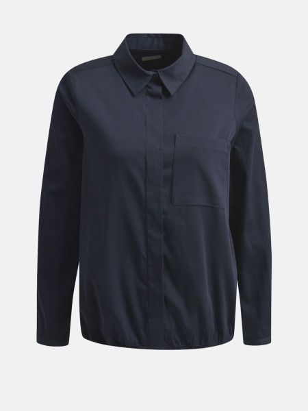 MILANO ITALY Damen Bluse, dunkelblau 1 MILANO ITALY Damen Bluse, dunkelblau