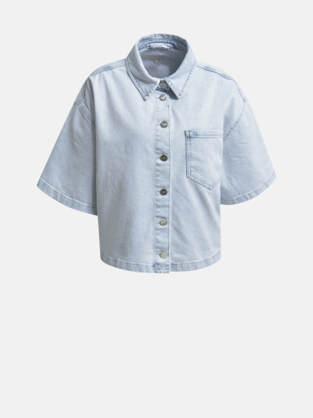 MILANO ITALY Damen Jeansjacke, blassblau 1 MILANO ITALY Damen Jeansjacke, blassblau