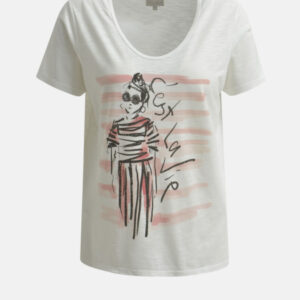 MILANO ITALY Damen T-Shirt, creme