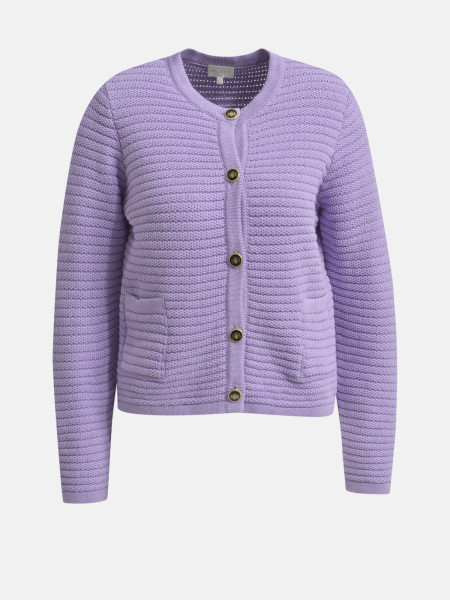 MILANO ITALY Damen Strickjacke, lavendel 1 MILANO ITALY Damen Strickjacke, lavendel