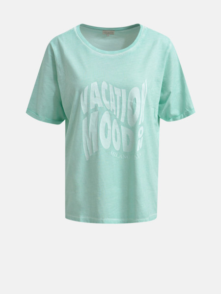 MILANO ITALY Damen T-Shirt, türkis 1 MILANO ITALY Damen T-Shirt, türkis