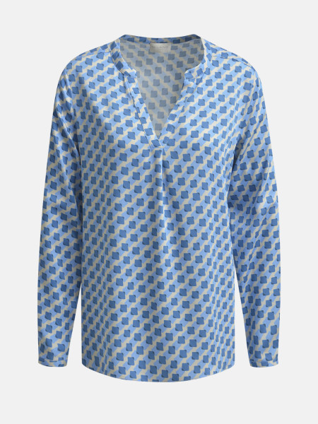 MILANO ITALY Damen Bluse, blau 1 MILANO ITALY Damen Bluse, blau