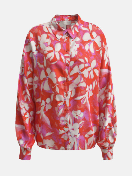 MILANO ITALY Damen Bluse, rot 1 MILANO ITALY Damen Bluse, rot