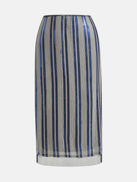 MILANO ITALY Damen Rock, dunkelblau 1 MILANO ITALY Damen Rock, dunkelblau