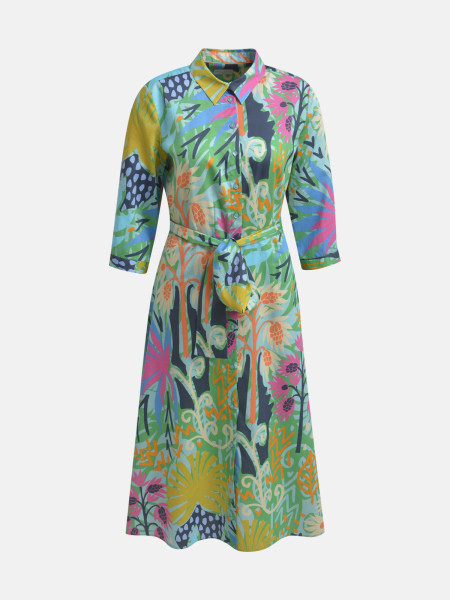 MILANO ITALY Damen Kleid, grün 1 MILANO ITALY Damen Kleid, grün