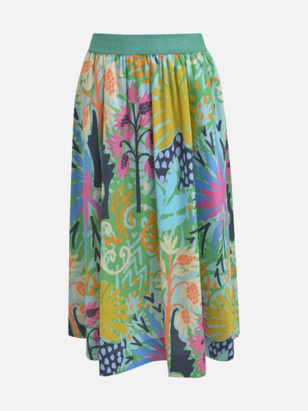 MILANO ITALY Damen Rock, grün 1 MILANO ITALY Damen Rock, grün