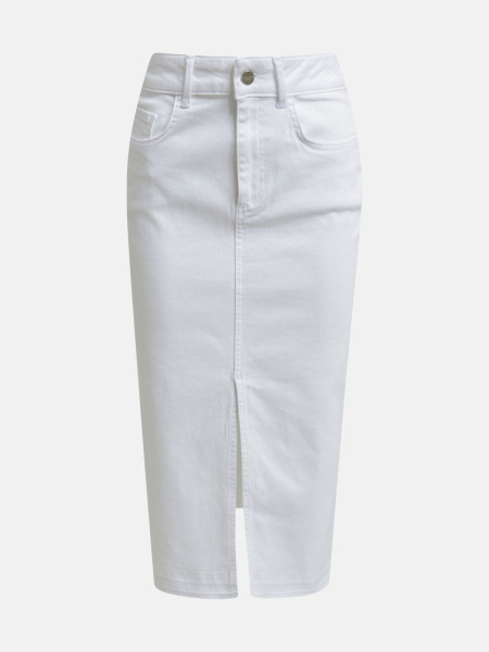 MILANO ITALY Damen Jeansrock, weiß 1 MILANO ITALY Damen Jeansrock, weiß