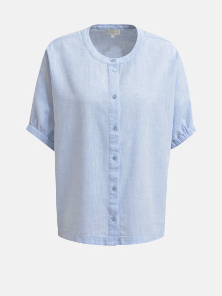 MILANO ITALY Damen Bluse, hellblau 1 MILANO ITALY Damen Bluse, hellblau