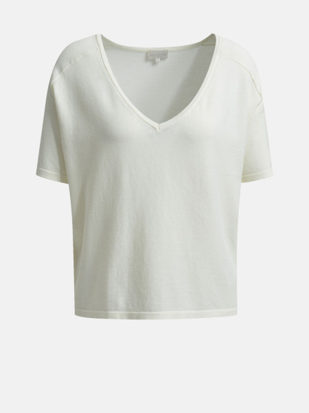 MILANO ITALY Damen Strickshirt, creme 1 MILANO ITALY Damen Strickshirt, creme