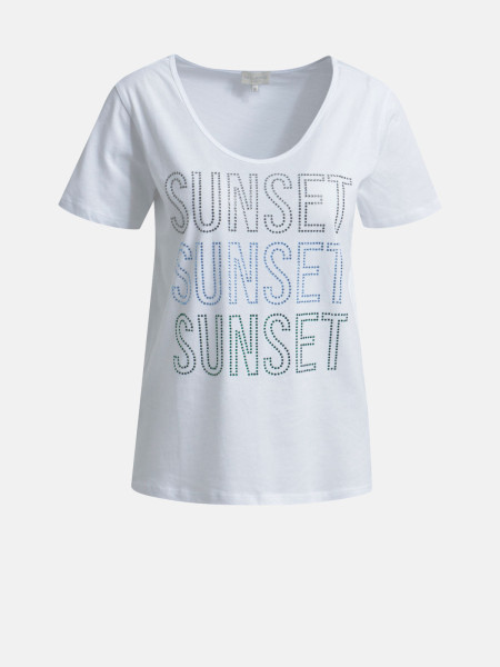 MILANO ITALY Damen T-Shirt, weiß 1 MILANO ITALY Damen T-Shirt, weiß