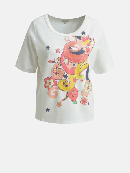 MILANO ITALY Damen Sweatshirt, creme 1 MILANO ITALY Damen Sweatshirt, creme