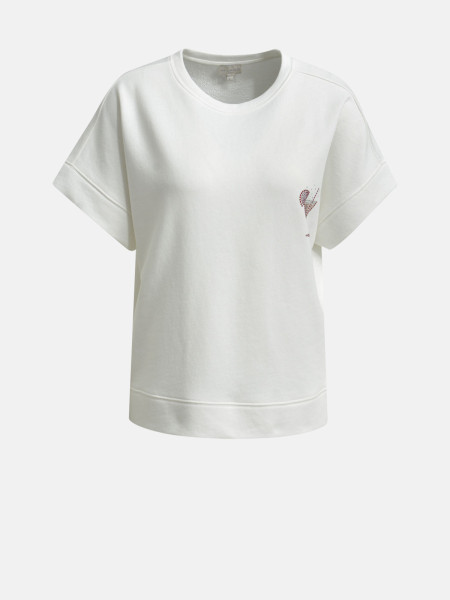 MILANO ITALY Damen Sweatshirt, creme 1 MILANO ITALY Damen Sweatshirt, creme