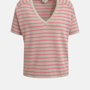 MILANO ITALY Damen Kurzarmpullover, rosa