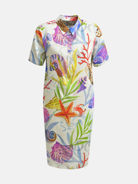 MILANO ITALY Damen Kleid, offwhite 1 MILANO ITALY Damen Kleid, offwhite