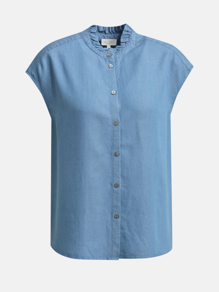 MILANO ITALY Damen Bluse, blau 1 MILANO ITALY Damen Bluse, blau