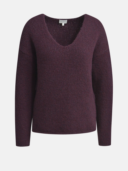 MILANO ITALY Damen Pullover, bordeaux 1 MILANO ITALY Damen Pullover, bordeaux